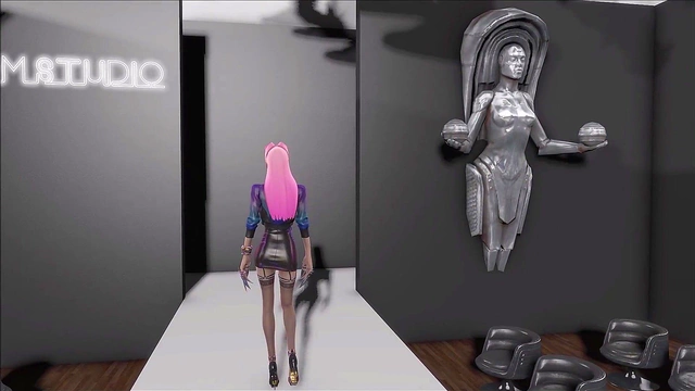 Cute Brunette Anime Chick Shows Off Sexy Fallout 4Fashion In Bed