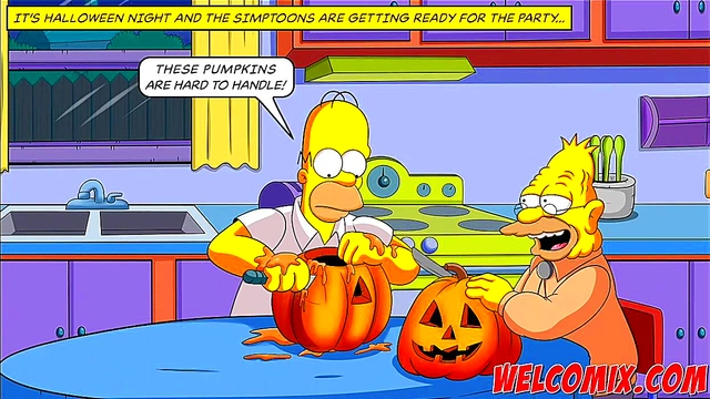 Witches & Simpsons Orgy – Halloween Night