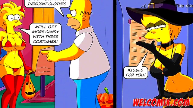 Witches & Simpsons Orgy – Halloween Night
