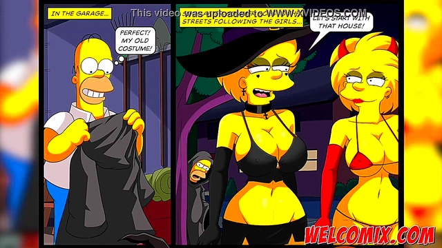 Witches & Simpsons Orgy – Halloween Night