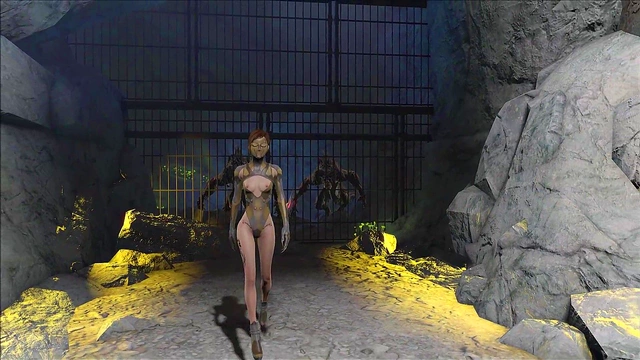 Sexy Brunette Anime Chick Dressed in Fallout 4 Fashion Seduces You