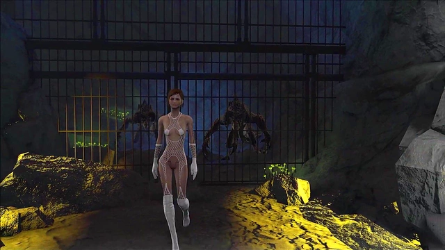 Sexy Brunette Anime Chick Dressed in Fallout 4 Fashion Seduces You