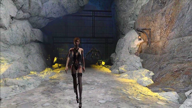 Sexy Brunette Anime Chick Dressed in Fallout 4 Fashion Seduces You