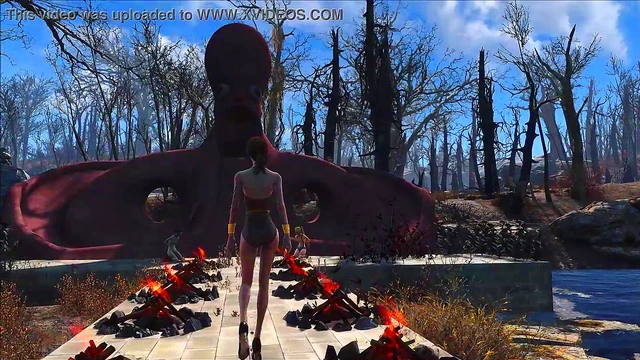 Sexy Brunette Anime Chick Shows Off Fallout 4 Fashion With Hot Hentai Action