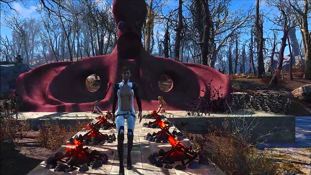 Sexy Brunette Anime Chick Shows Off Fallout 4 Fashion With Hot Hentai Action