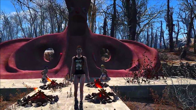 Sexy Brunette Anime Chick Shows Off Fallout 4 Fashion With Hot Hentai Action