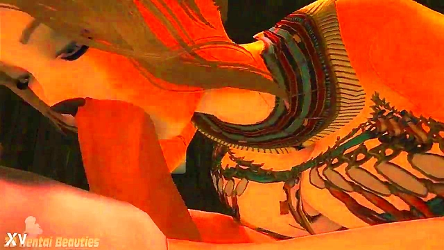 3D Hentai Sexy Tigress Rides Dick Hard For Intense Orgasm