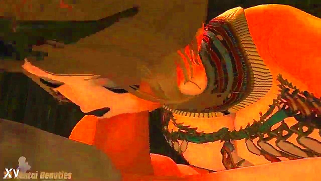 3D Hentai Sexy Tigress Rides Dick Hard For Intense Orgasm