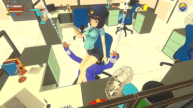 Humiliated Slave Endures Femdom Trampling & Facesitting at Police Station