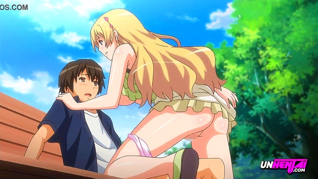 Horny Blonde Gets Fucked in Public Park for Ahegao Orgasm & Creampie