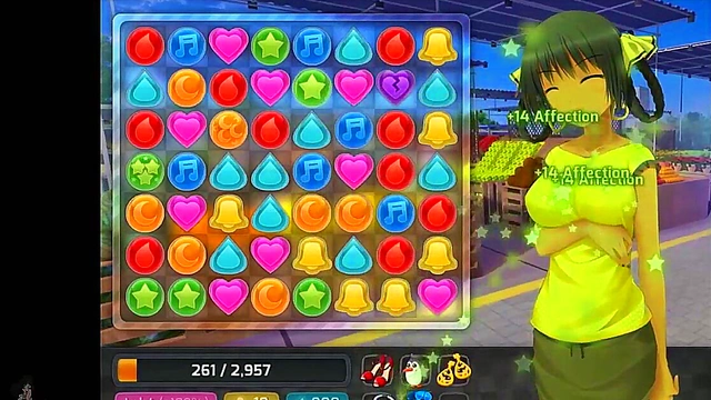 Blonde Goddess Gets Fucked By Monster Girls In Huniepop Uncensored