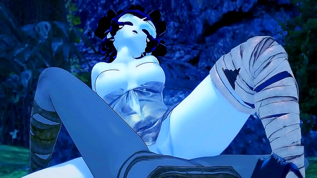 Creepy Halloween Mummies Lick Pussy & Scissor Each Other To Orgasm