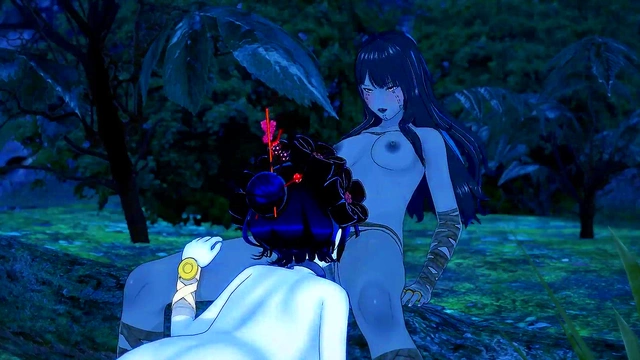 Creepy Halloween Mummies Lick Pussy & Scissor Each Other To Orgasm