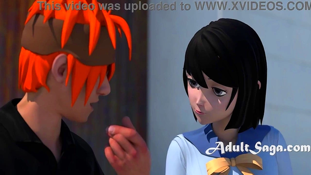 Cute Teen April O’Neil Fucks Big Dick In Busty Hentai Cartoon Action