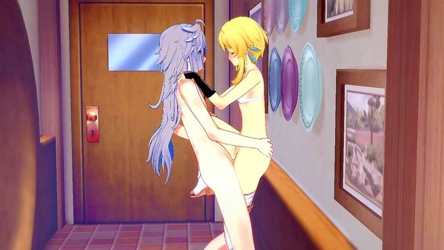 Lumine & Razor’s Intense Genshin Impact Hentai Adventure – Handjobs, Blowjob & Creampie