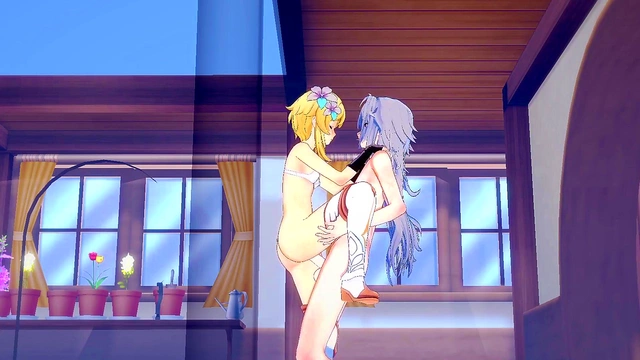 Lumine & Razor’s Intense Genshin Impact Hentai Adventure – Handjobs, Blowjob & Creampie