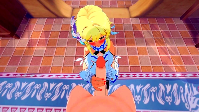 Lumine & Razor’s Intense Genshin Impact Hentai Adventure – Handjobs, Blowjob & Creampie