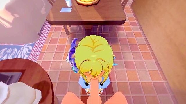 Lumine & Razor’s Intense Genshin Impact Hentai Adventure – Handjobs, Blowjob & Creampie