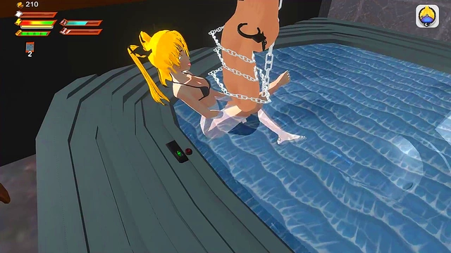 Vampire Femdom Whirlpool Piss Session From A Seductive 3D Anime Perspective