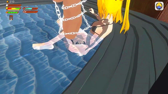 Vampire Femdom Whirlpool Piss Session From A Seductive 3D Anime Perspective