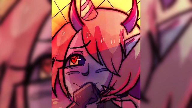 Shy Teen Lamia Rides Futanari Dick for Anal Fun on Her Birthday