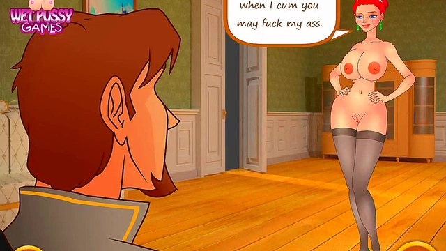 Horny Princess & Queen Engage in Hardcore Hentai Sex With Big-Busted Prince