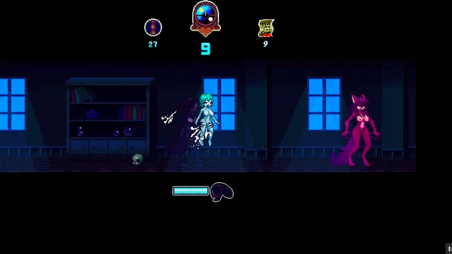 Horny Futa Monster Girl Chases Cum in Haunted Hump House Hentai Game