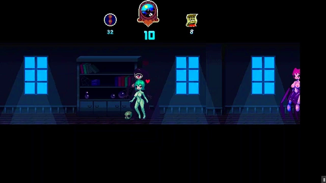 Horny Futa Monster Girl Chases Cum in Haunted Hump House Hentai Game