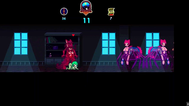 Horny Futa Monster Girl Chases Cum in Haunted Hump House Hentai Game