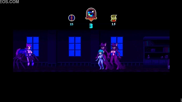 Horny Futa Monster Girl Chases Cum in Haunted Hump House Hentai Game