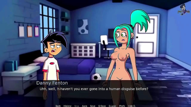 Goth Redhead Rocker Chick Gets Magic Ghost Action in Danny Phantom Anime