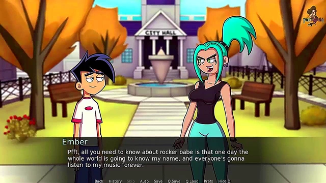 Goth Redhead Rocker Chick Gets Magic Ghost Action in Danny Phantom Anime