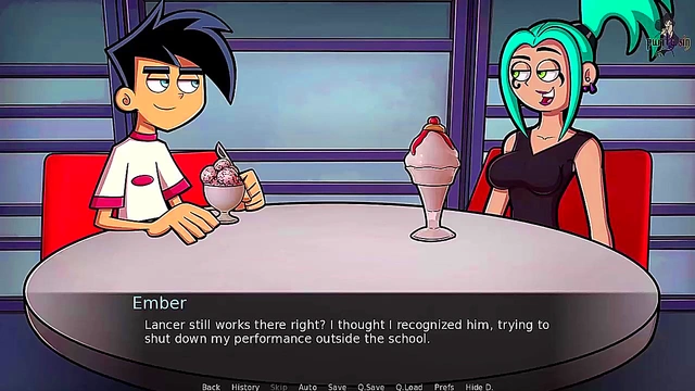 Goth Redhead Rocker Chick Gets Magic Ghost Action in Danny Phantom Anime