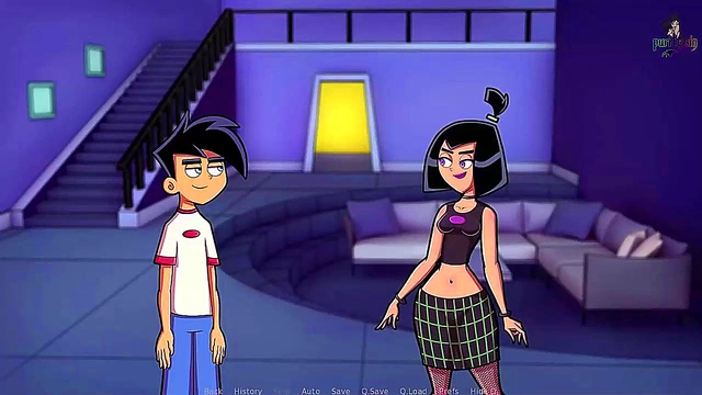 Goth Redhead Rocker Chick Gets Magic Ghost Action in Danny Phantom Anime