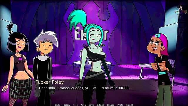 Goth Redhead Rocker Chick Gets Magic Ghost Action in Danny Phantom Anime