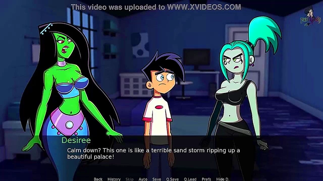 Goth Redhead Rocker Chick Gets Magic Ghost Action in Danny Phantom Anime