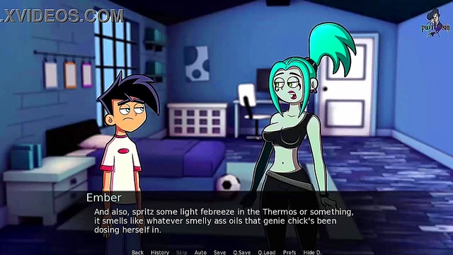 Goth Redhead Rocker Chick Gets Magic Ghost Action in Danny Phantom Anime