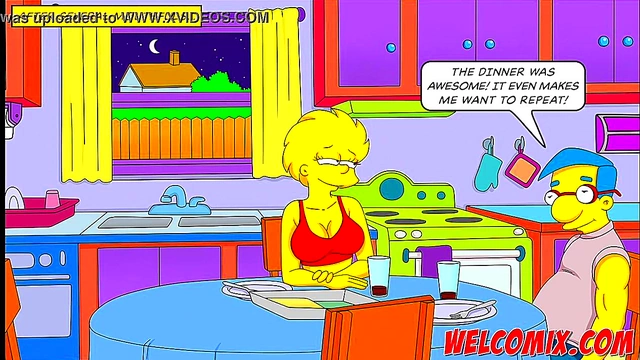 Hentai Simpsons Porn – Lisa & Liza Enjoy Group Sex Dessert Fun