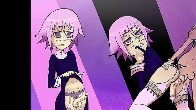 Teen Anime Futa Crona Pleases Maka With Dick In Soul Eater Hentai Scene