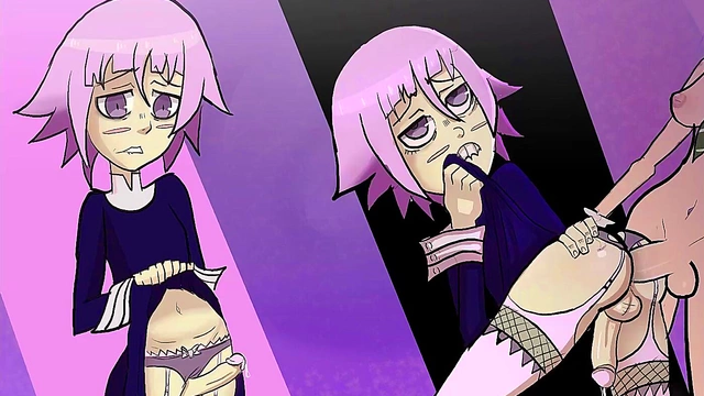 Teen Anime Futa Crona Pleases Maka With Dick In Soul Eater Hentai Scene