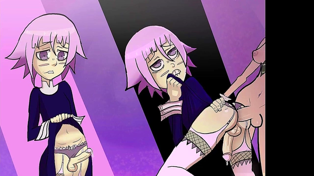 Teen Anime Futa Crona Pleases Maka With Dick In Soul Eater Hentai Scene
