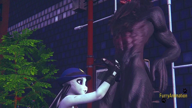 Judy Hopps Furry Hentai Handjob & POV Blowjob Creampie Adventure
