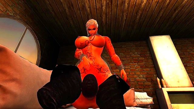 Blonde MILF Gets Interracial Anal & Pussy Fucking for Cartoony Orgasmic CreamPie