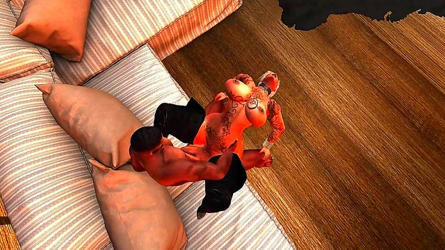 Blonde MILF Gets Interracial Anal & Pussy Fucking for Cartoony Orgasmic CreamPie