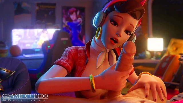 DVA Enjoying Big Dick In 3D Anime Adventure With Busty Action