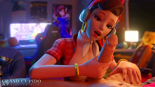 DVA Enjoying Big Dick In 3D Anime Adventure With Busty Action