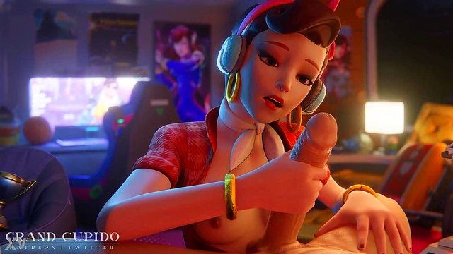 DVA Enjoying Big Dick In 3D Anime Adventure With Busty Action