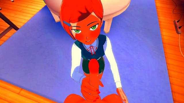 Ben Ten Cosplay Couple Enjoy Uncensored 3D Hentai Blowjob & Floor Pussy Action