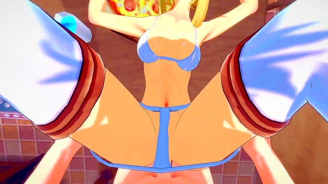 Lumine Gives Blowjob & Gets Fucked By Razor in Genshin Impact Hentai Anime