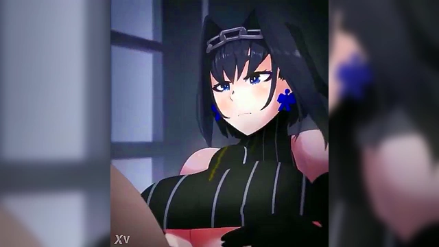 Kronii Shows Off Her Perfect Tits for Seductive Paizuri Action